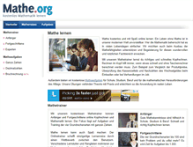 Tablet Screenshot of mathe.org